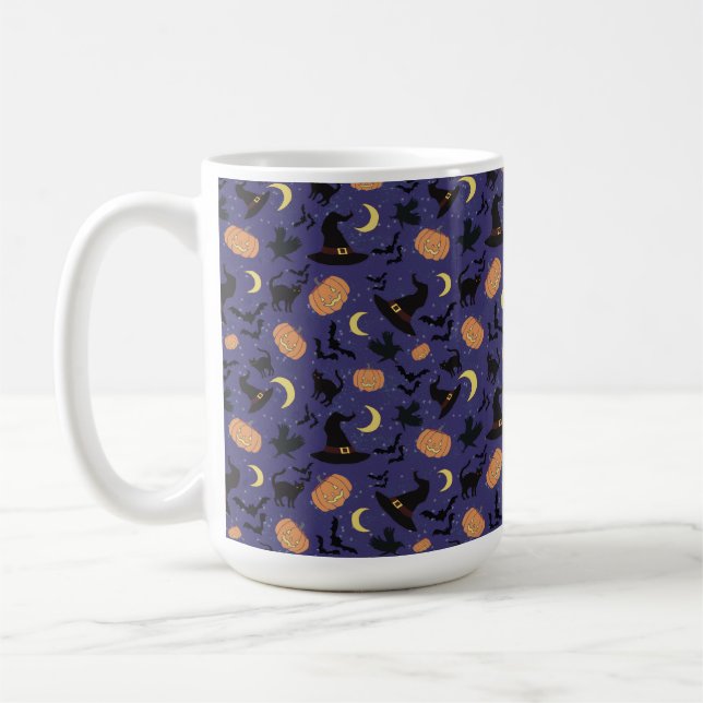 Café Caneca divertida de Halloween (Esquerda)