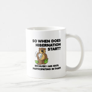 Café Caneca Divertida de Hibernação