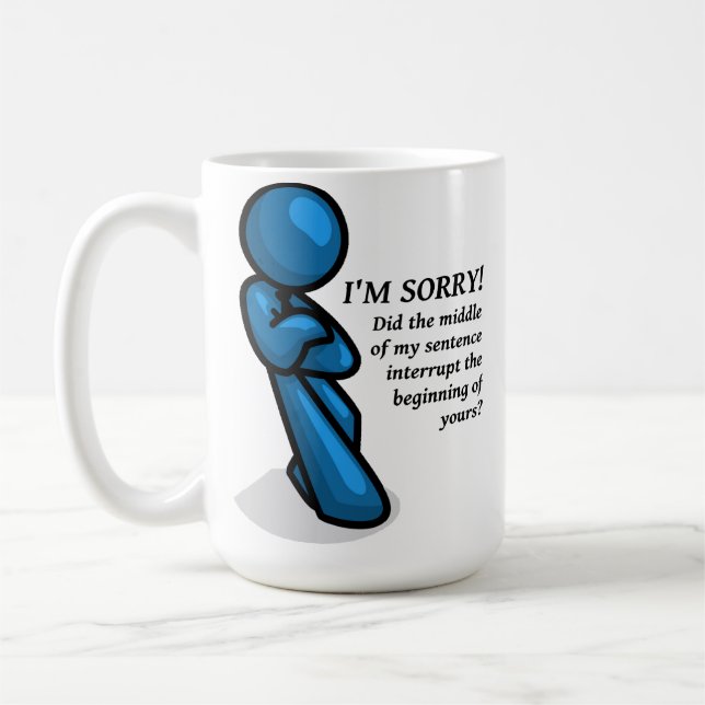 Café Caneca Divertida de Interrupção (Esquerda)