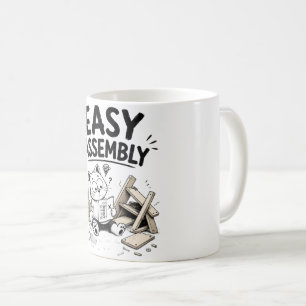 Café Caneca Divertida de Montagem Fácil – Presente Comb
