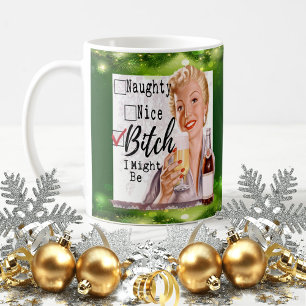 Café Caneca Divertida de Natal Melhor Amiga "Maluca / B