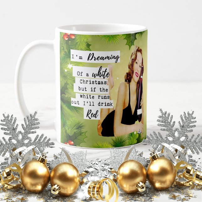 Café Caneca Divertida de Natal Melhor Amiga "Natal Bran (Criador carregado)