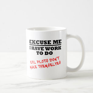 Café Caneca Divertida de Planejar o Mal