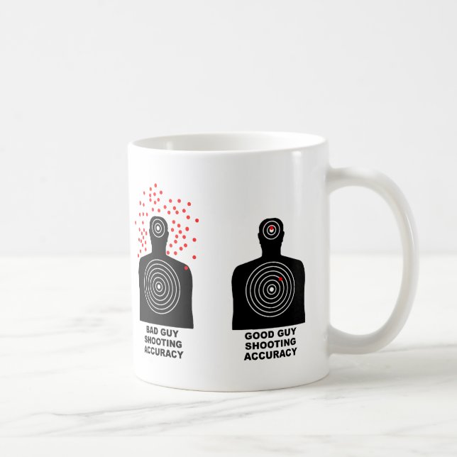Café Caneca Divertida de Precisão de Tiro (Direita)