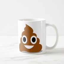 Caneca Divertida Emoji de Fezes
