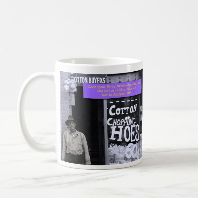 Café Caneca Divertida - Enxadas de Cortar Algodão (Esquerda)