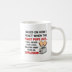 Café Caneca Divertida Explosão de Torradas