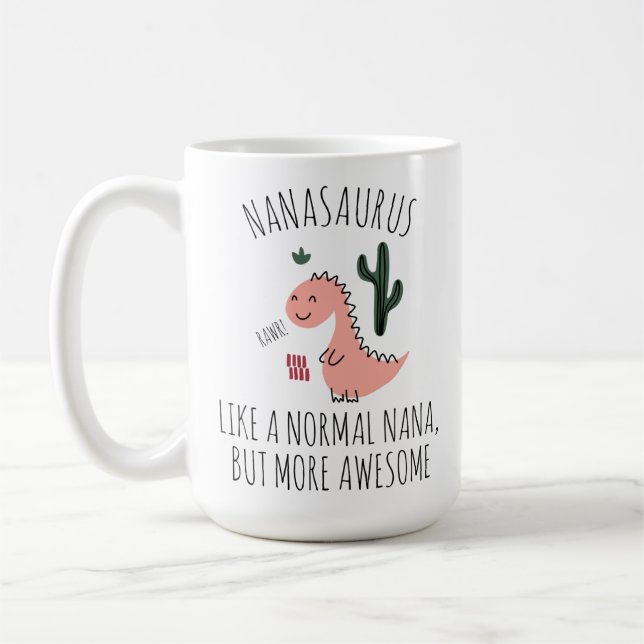 Café Caneca Divertida para Vovó, Presente de Avó Nanasa (Esquerda)