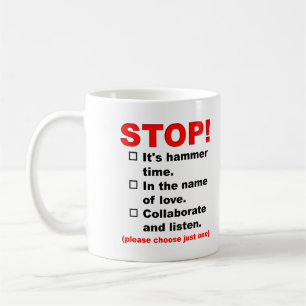 Café Caneca Divertida Pare por Sua Escolha de Motivos