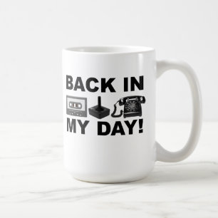 Café Caneca Divertida Retro De Volta Para Meus Dias