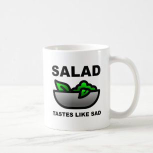 Café Caneca Divertida Salada Tem Gosto de Tristeza