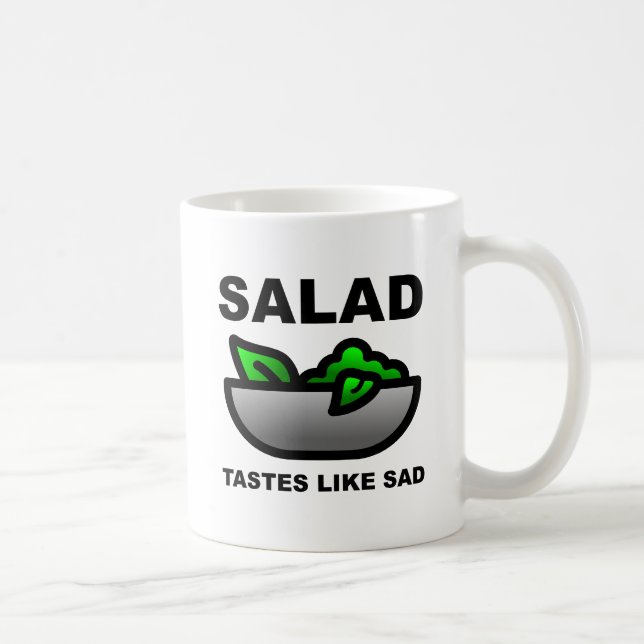 Café Caneca Divertida Salada Tem Gosto de Tristeza (Direita)