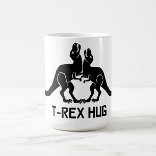 Café Caneca do abraço de T-Rex