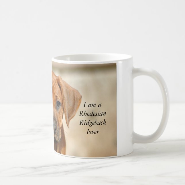 Café Caneca do amante de Rhodesian Ridgeback (Direita)