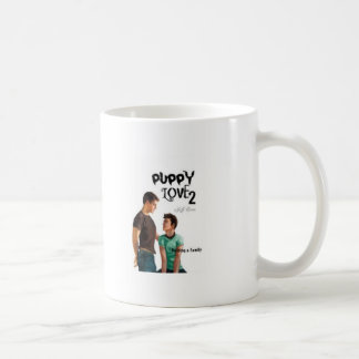 Café Caneca do amor de filhote de cachorro