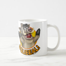 Café Caneca do animal de Warthog dos desenhos animados
