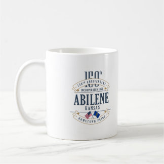 Café Caneca do aniversário de Abilene, Kansas 150th