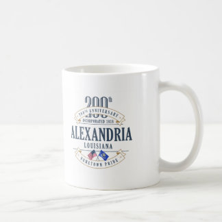 Café Caneca do aniversário de Alexandria, Louisiana