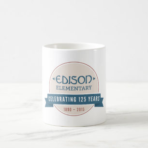 Café Caneca do aniversário de Edison 125th