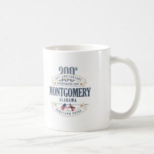 Café Caneca do aniversário de Montgomery, Alabama 200t