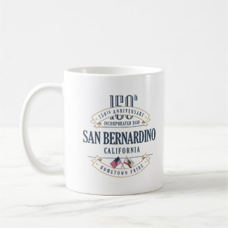 Café Caneca do aniversário de San Bernardino,