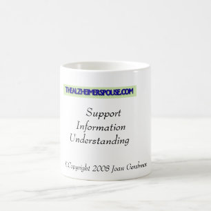 Café Caneca do apoio do esposo de Alzheimer
