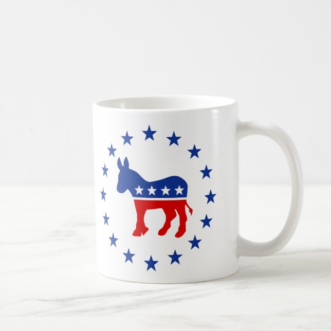Café Caneca do asno de Democrata (Direita)