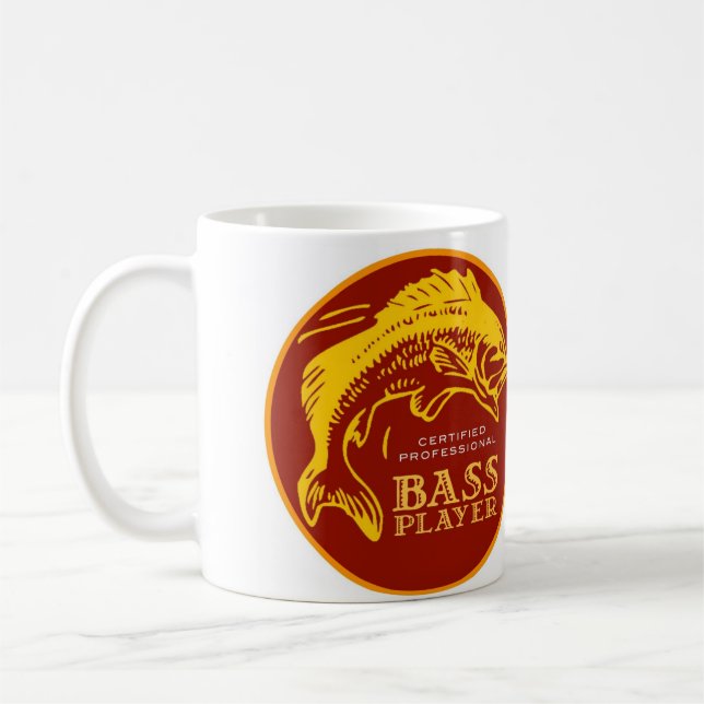 Café Caneca do baixista do músico de Fishin (Esquerda)
