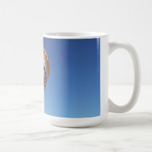 Caneca do balão de ar demasiado quente de