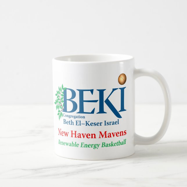 Café Caneca do basquetebol dos peritos de New Haven (Direita)