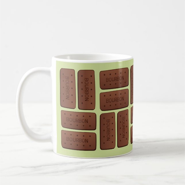 Café Caneca do biscoito de Bourbon (Esquerda)