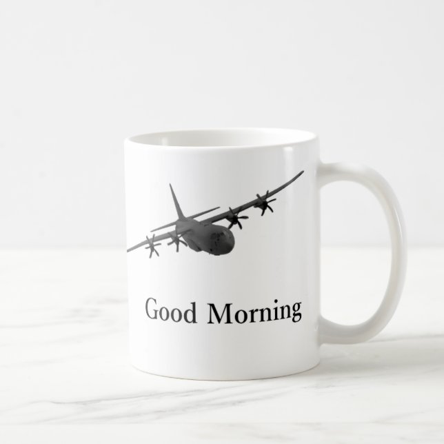 Café Caneca do bom dia de C-130 Hercules (Direita)
