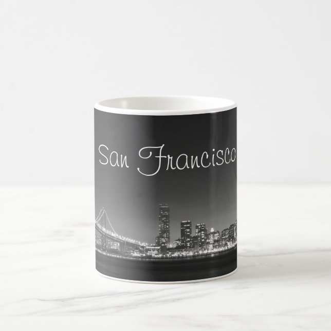 Café Caneca do branco do preto da skyline de San (Centro)