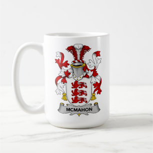 Café Caneca do Brasão de Armas da Família McMahon