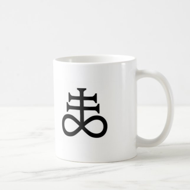 Café Caneca do Brimstone do Satanist de LaVeyan (Direita)