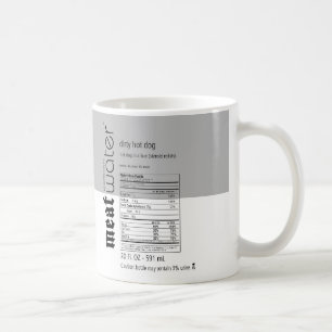 Café CANECA do CACHORRO QUENTE de MeatWater