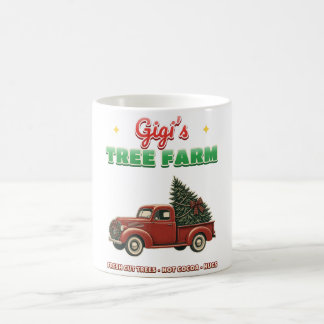 Café Caneca do Caminhão de Natal Retrô da Fazenda de Ár