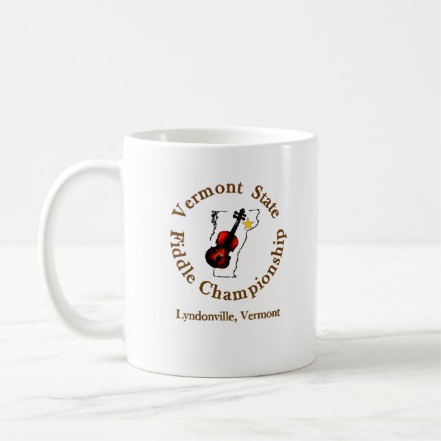 Café Caneca do campeonato do violino do estado de (Esquerda)