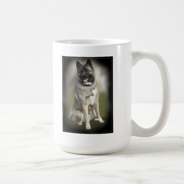 Café Caneca do cão de Akita (Direita)