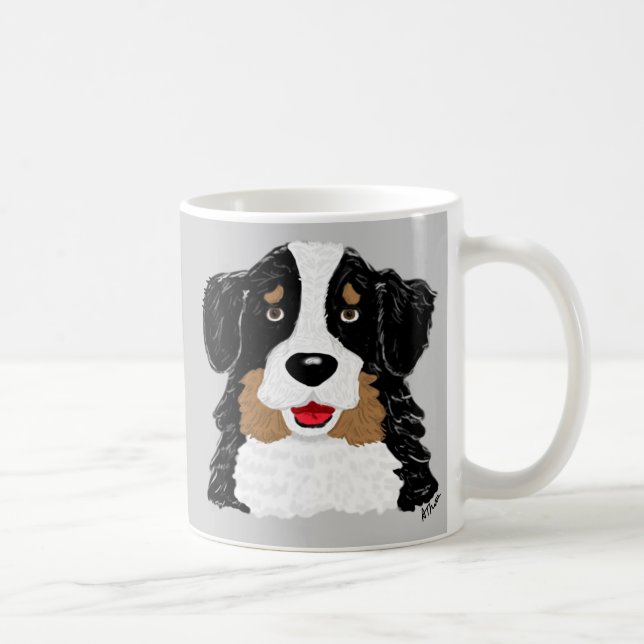 Café Caneca do cão de montanha de Bernese (Direita)