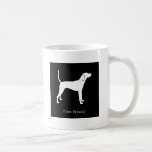 Café Caneca do cão de Plott (preto)