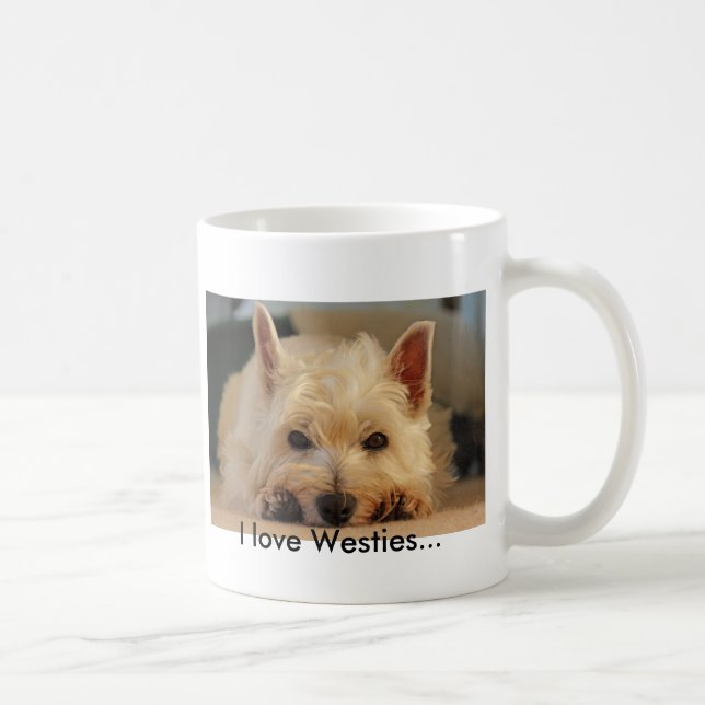 Café Caneca do cão de Westie (montanhas ocidentais (Direita)