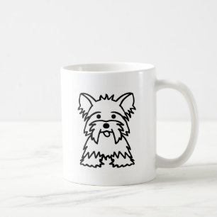 Café Caneca do cão de Yorkie