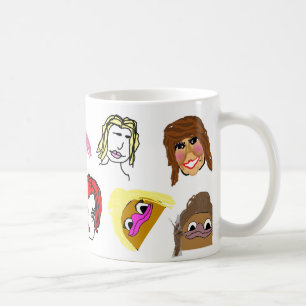 Café Caneca do caráter de Nekci Menij