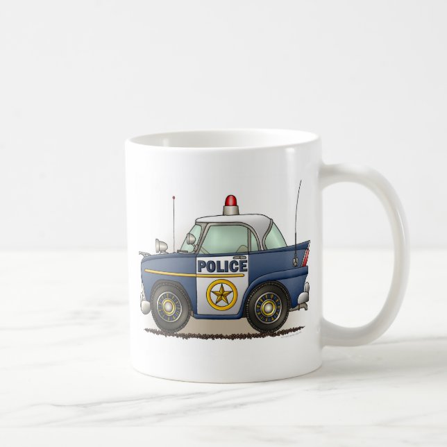 Café Caneca do carro da bobina de Crusier da polícia do (Direita)