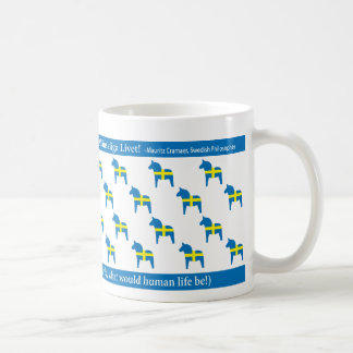 Café Caneca do cavalo de Dala do sueco