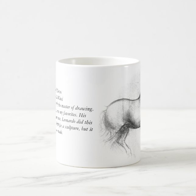 Café Caneca do cavalo de Leonardo da Vinci (Centro)