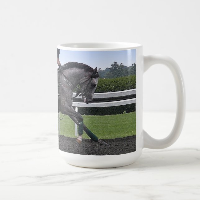 Café Caneca do cavalo de raça (Direita)