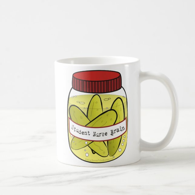 Café Caneca do cérebro da enfermeira de estudante (Direita)