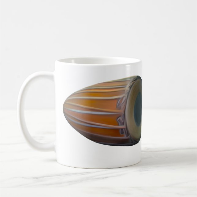 Café Caneca do cilindro de Mridanga (Esquerda)